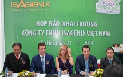 Isagenix Việt Nam khai trương tại Hà Nội